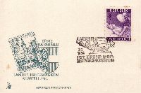 1. Kärntner Landes Briefmarken Ausstellung 1954  Merkurblatt